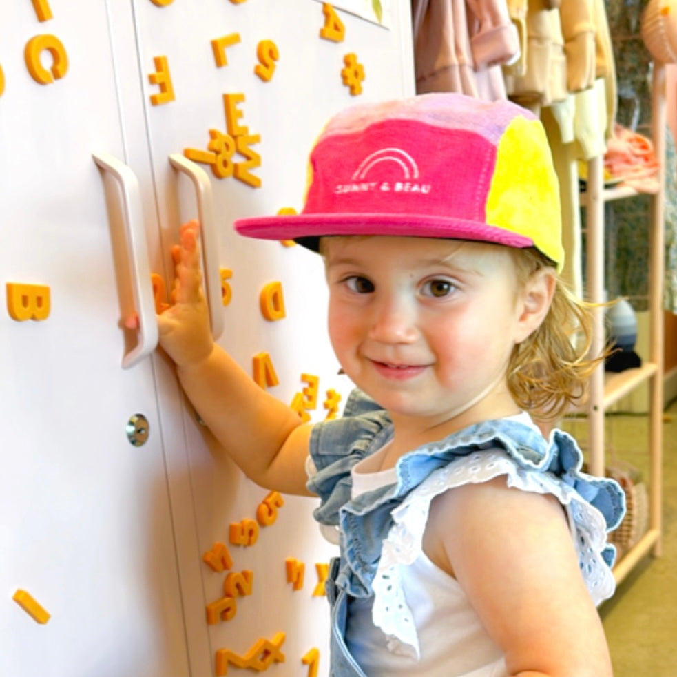 Rue Cord Cap -Pink