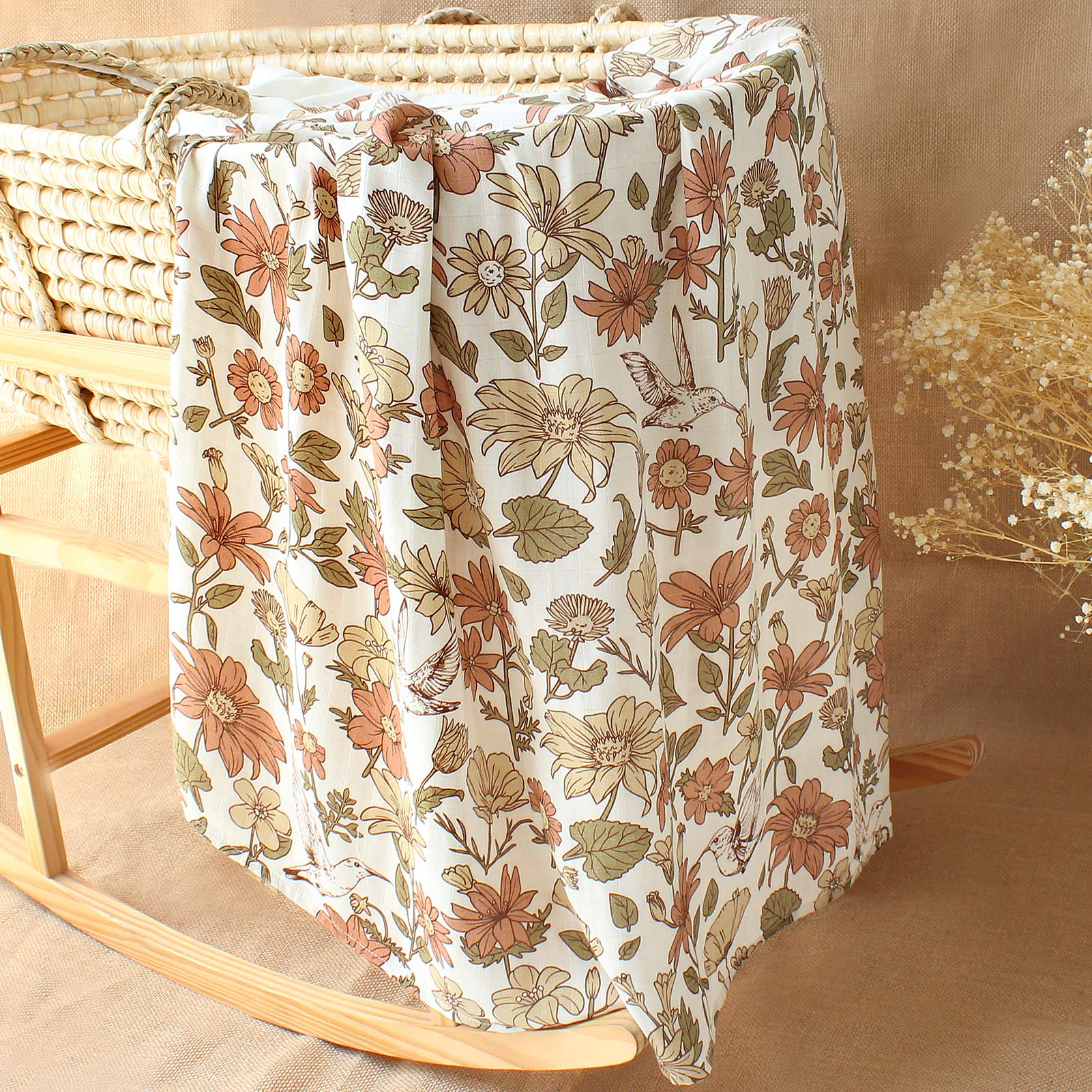 Woodland Bamboo Swaddle