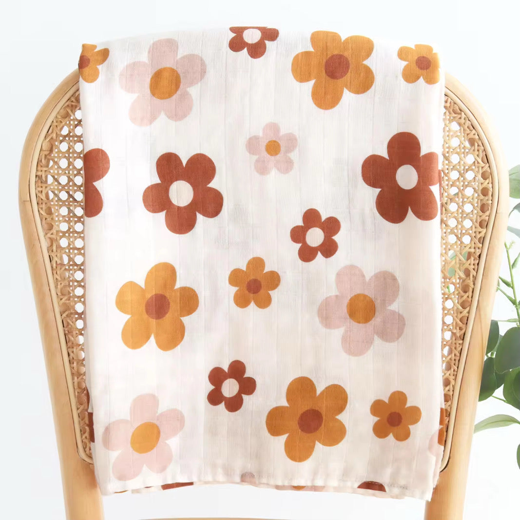 Wildflower Bamboo Swaddle