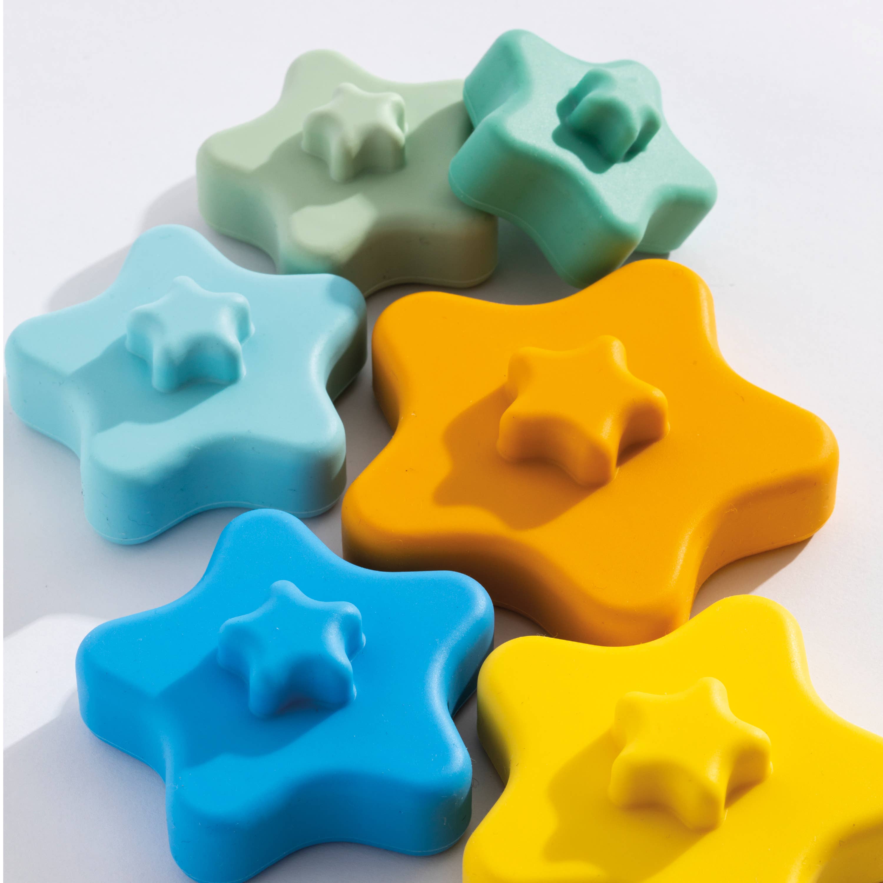 Star Silicone Stacking Tower - Sorbet