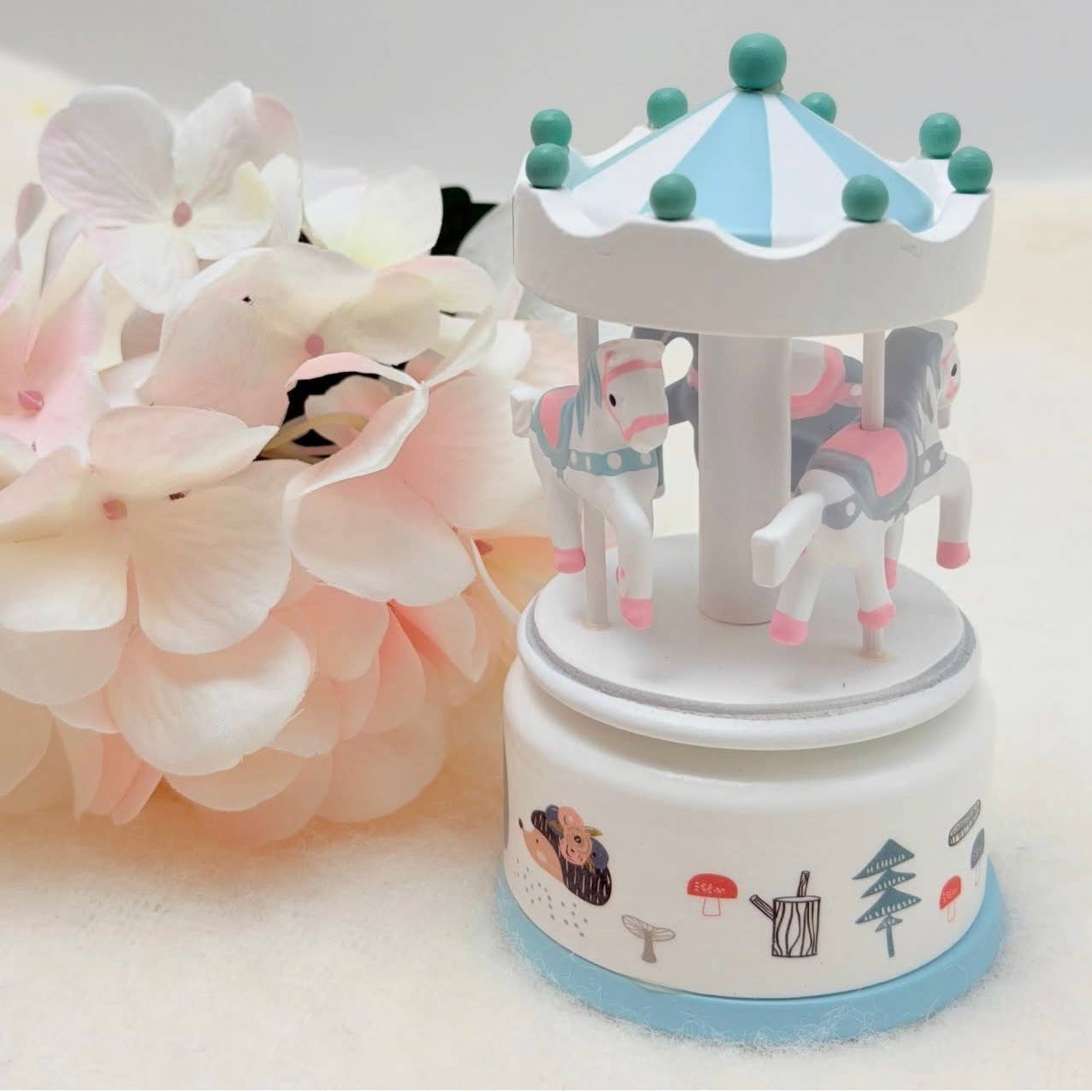 Toyslink Wooden Baby Carousel