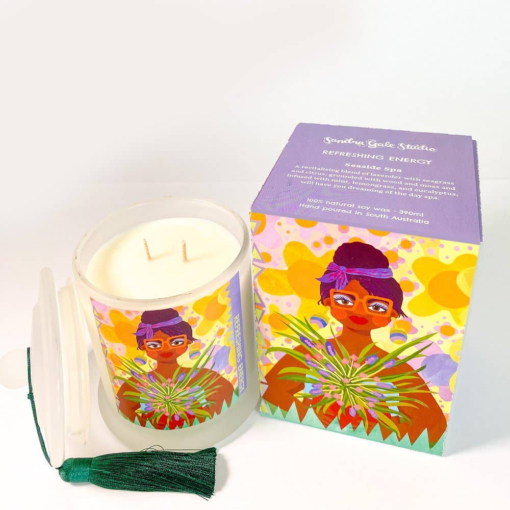 Refreshing Energy – Seaside Spa Soy Candle