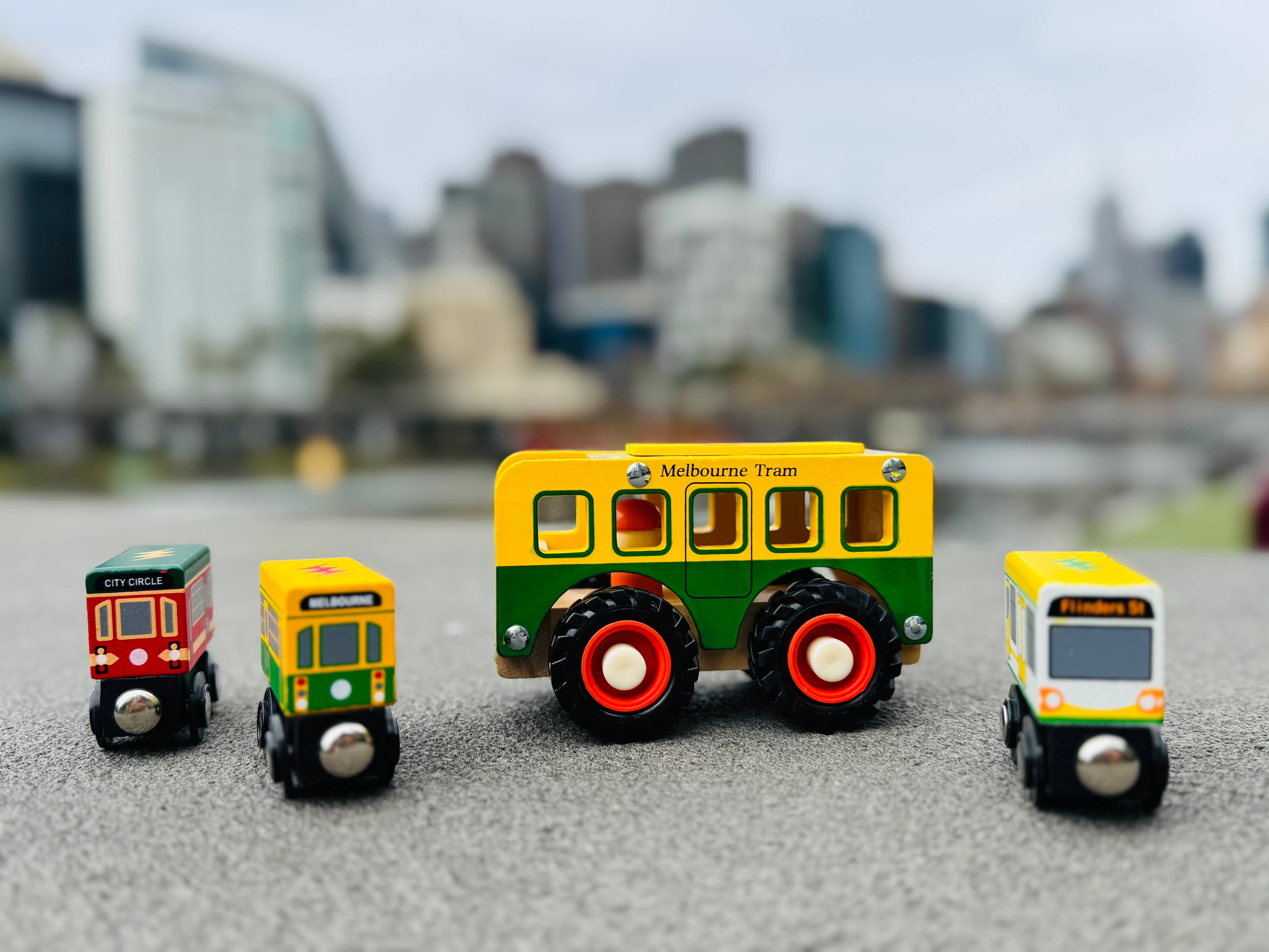 Toyslink Wooden Tram