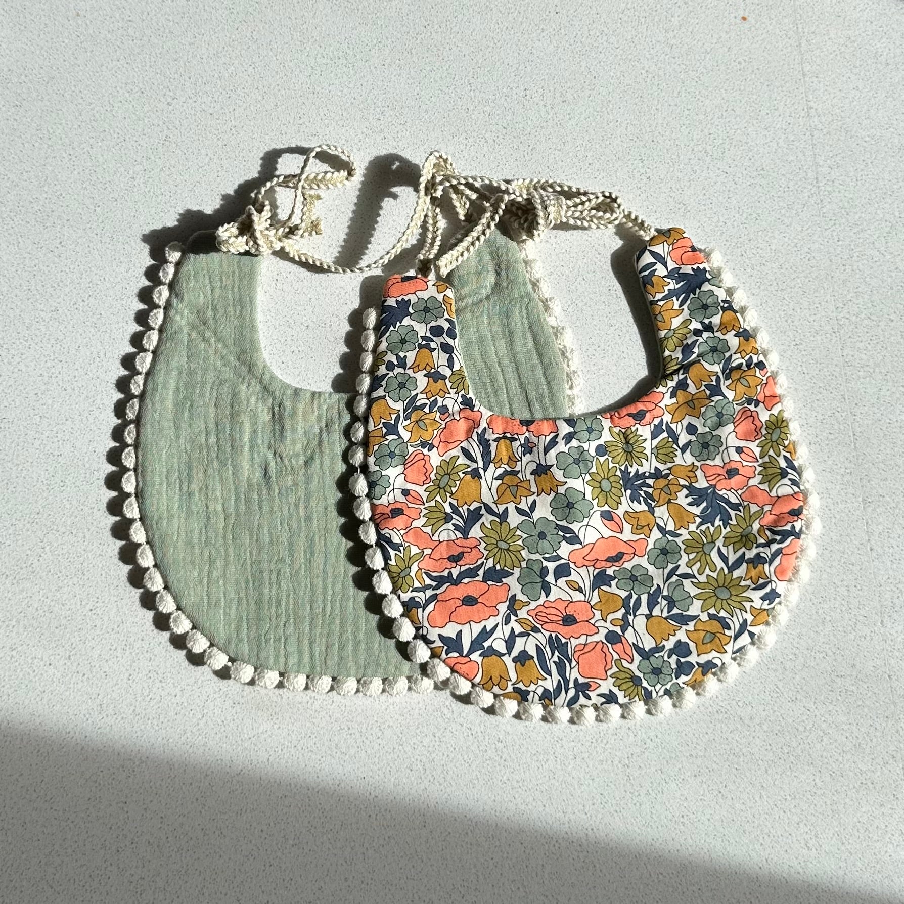 Paisley Bib - Garden Party