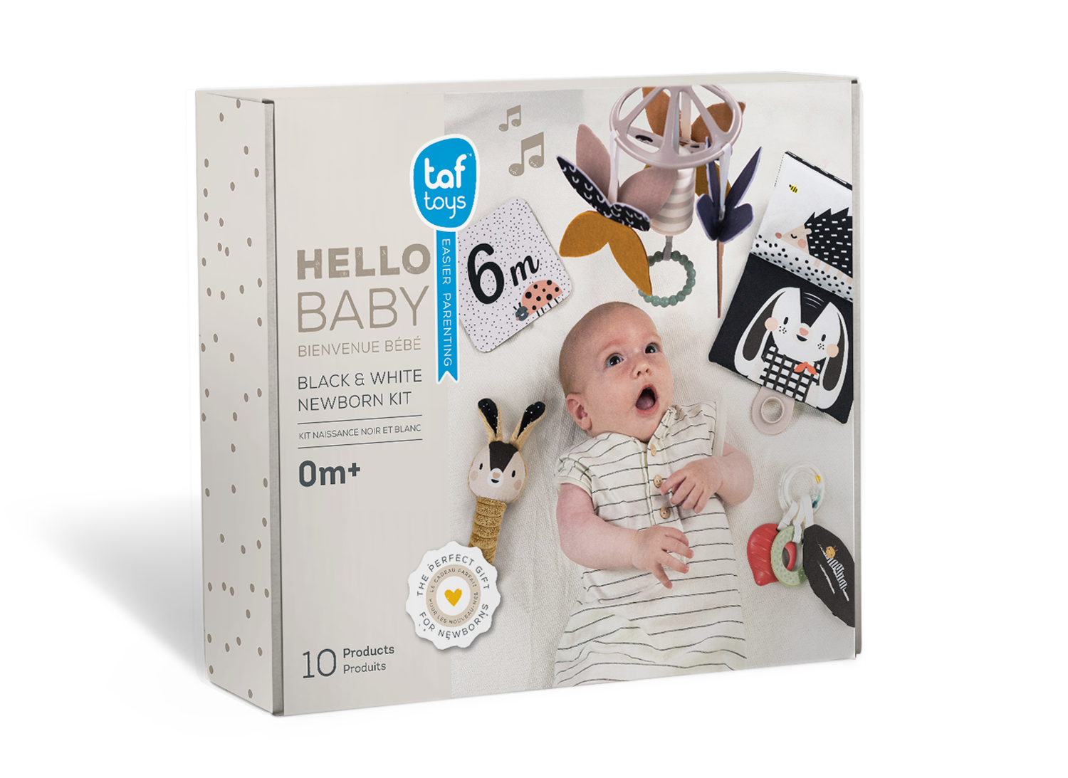 Taf Toys Newborn Black & White Gift Kit 0M+