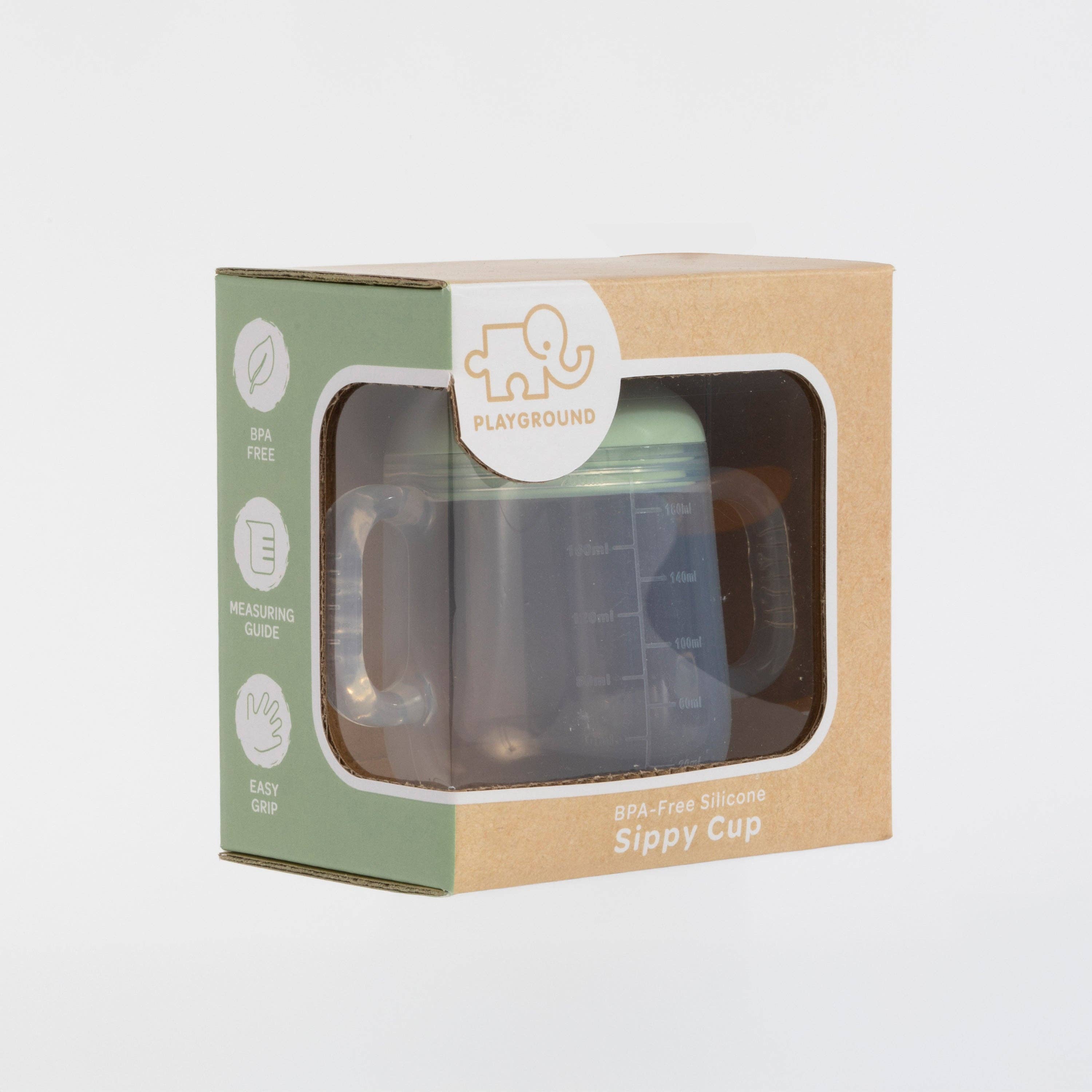 Silicone Sippy Cup - Light Sage