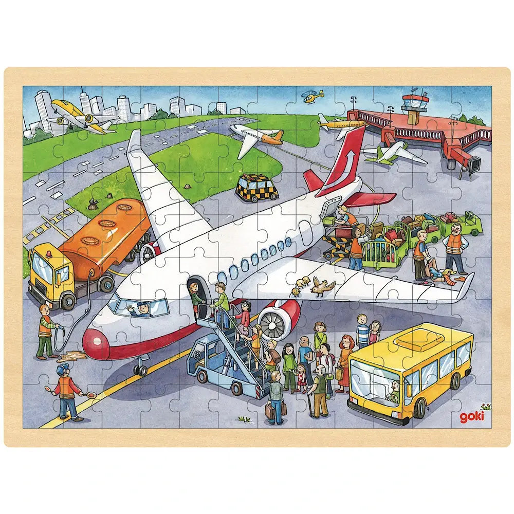 Puzzle, at the airport