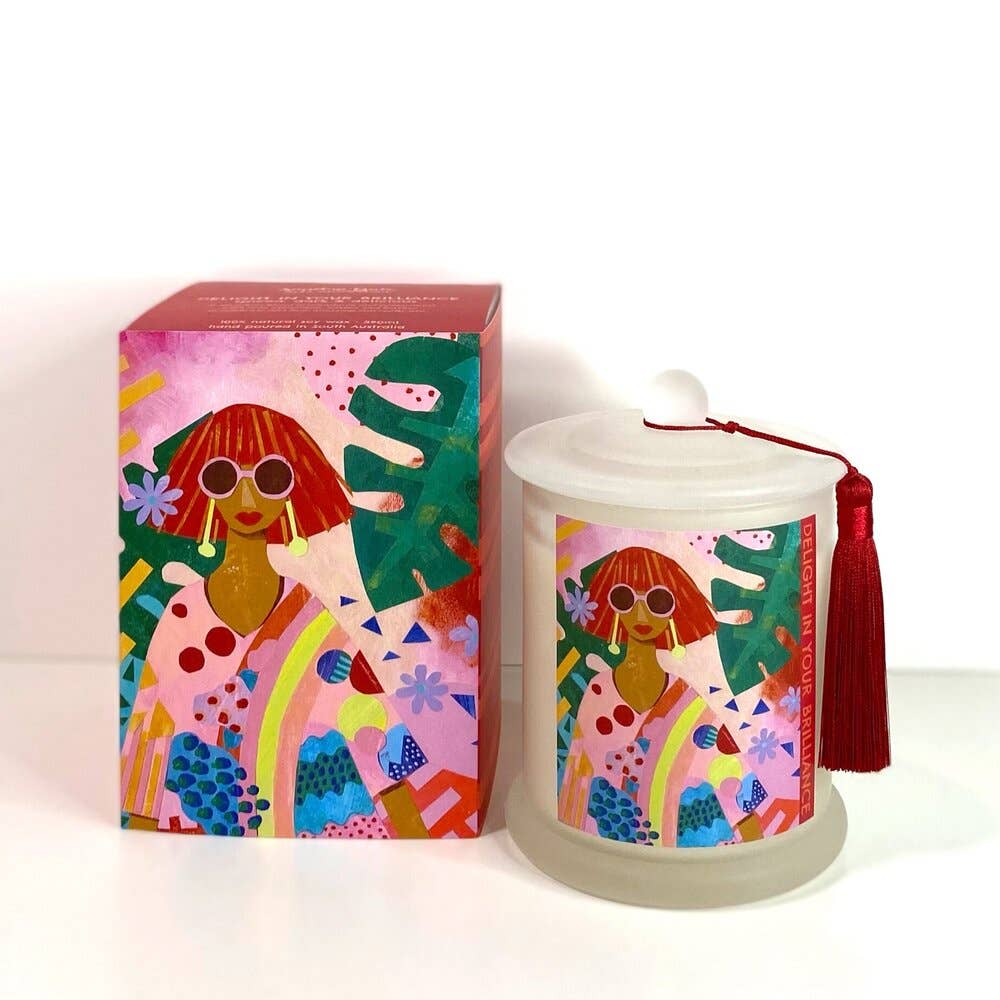 Delightfully Brilliant – Spiced, Dark & Delicious Soy Candle