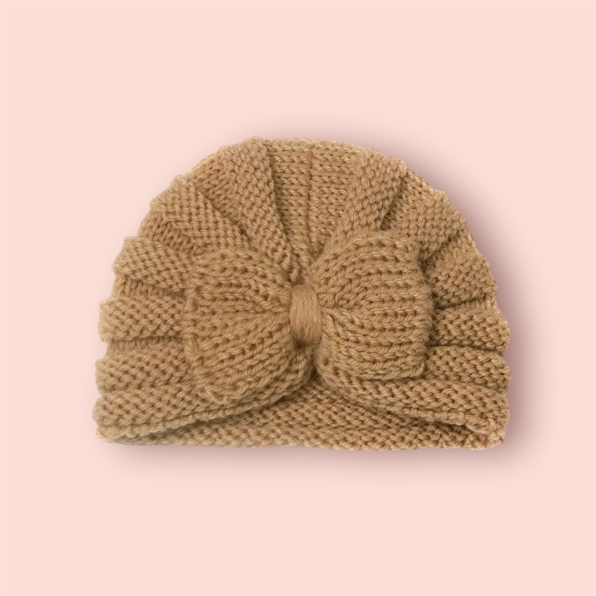 Skyla Knitted Bow Beanie