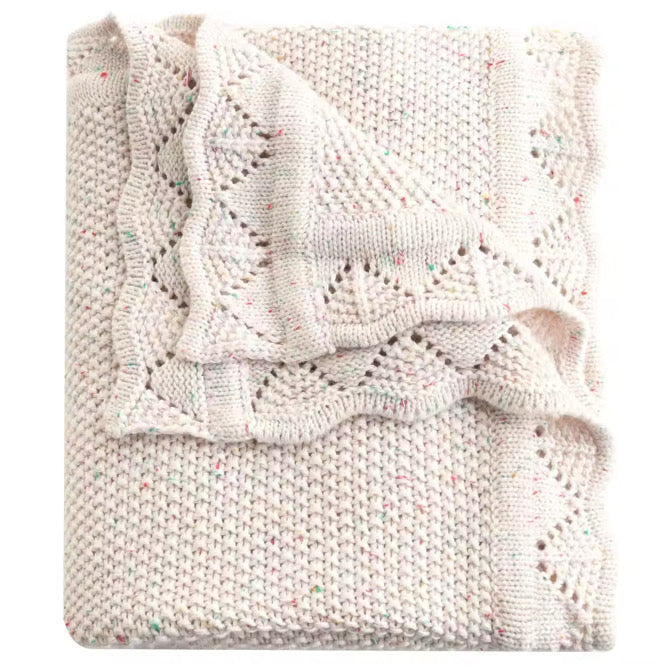 Arlo Knit Blanket Sprinkles