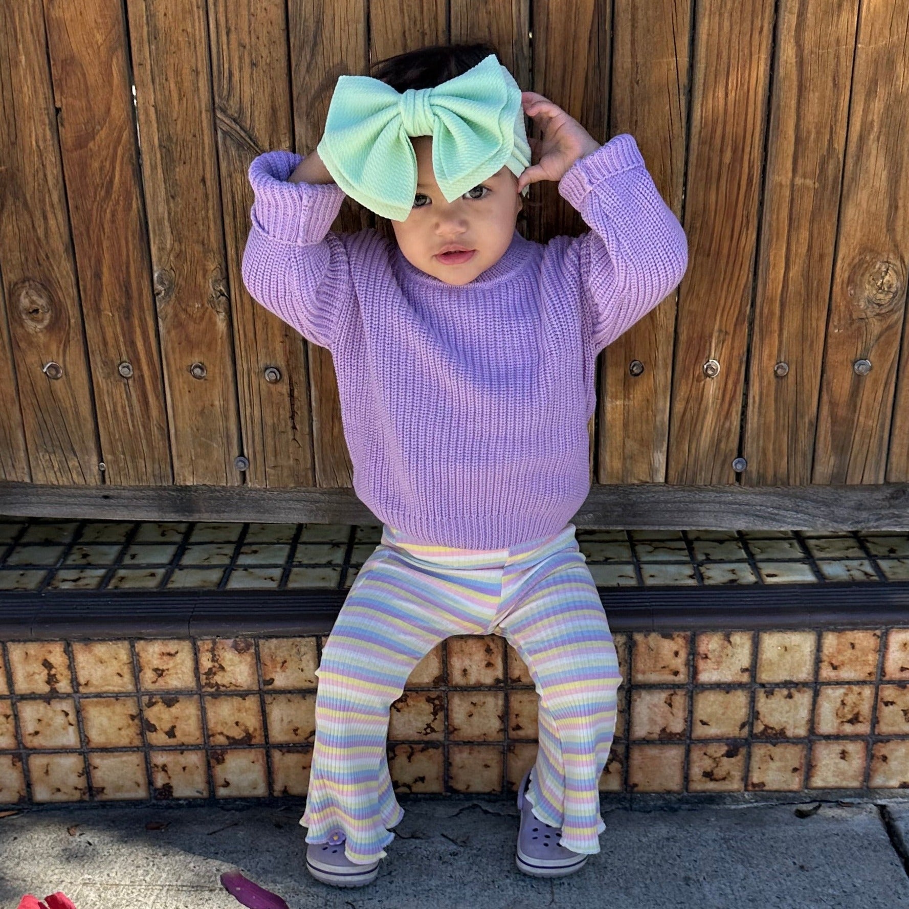 Lulu Luxe Bow - Spearmint