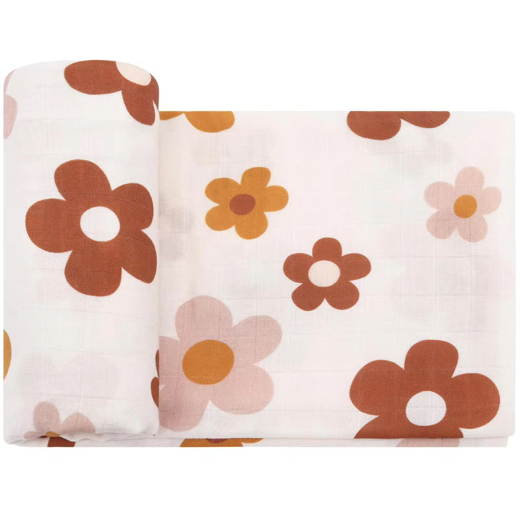 Wildflower Bamboo Swaddle