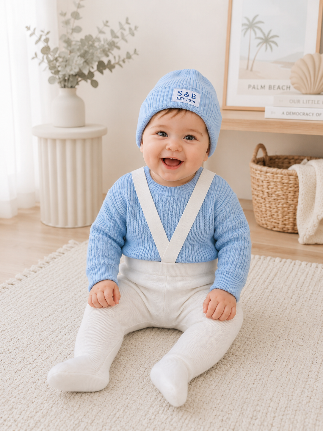 Vale Chunky Knit - blue