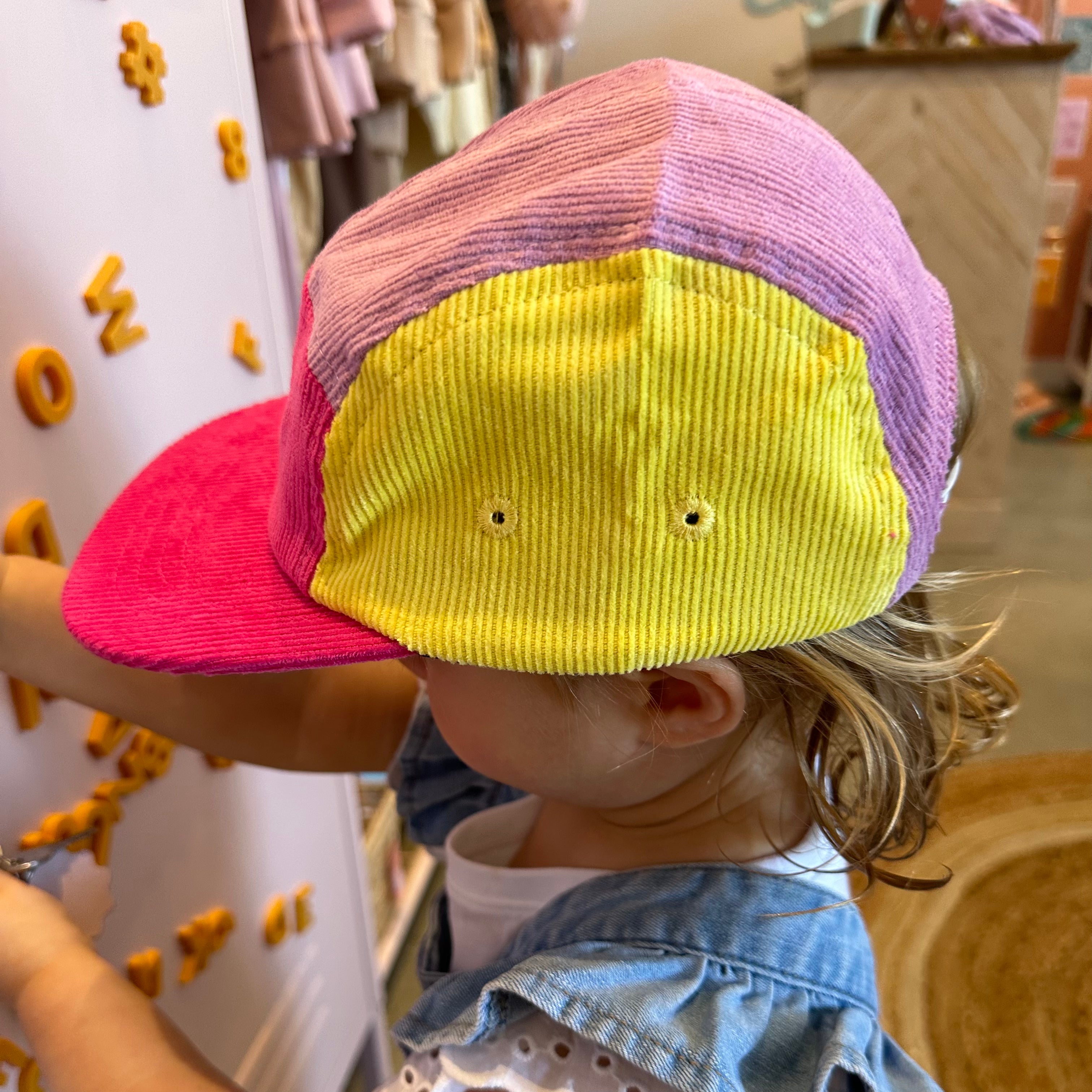 Rue Cord Cap -Pink