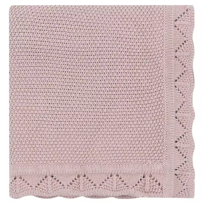 Arlo Knit Blanket Mauve