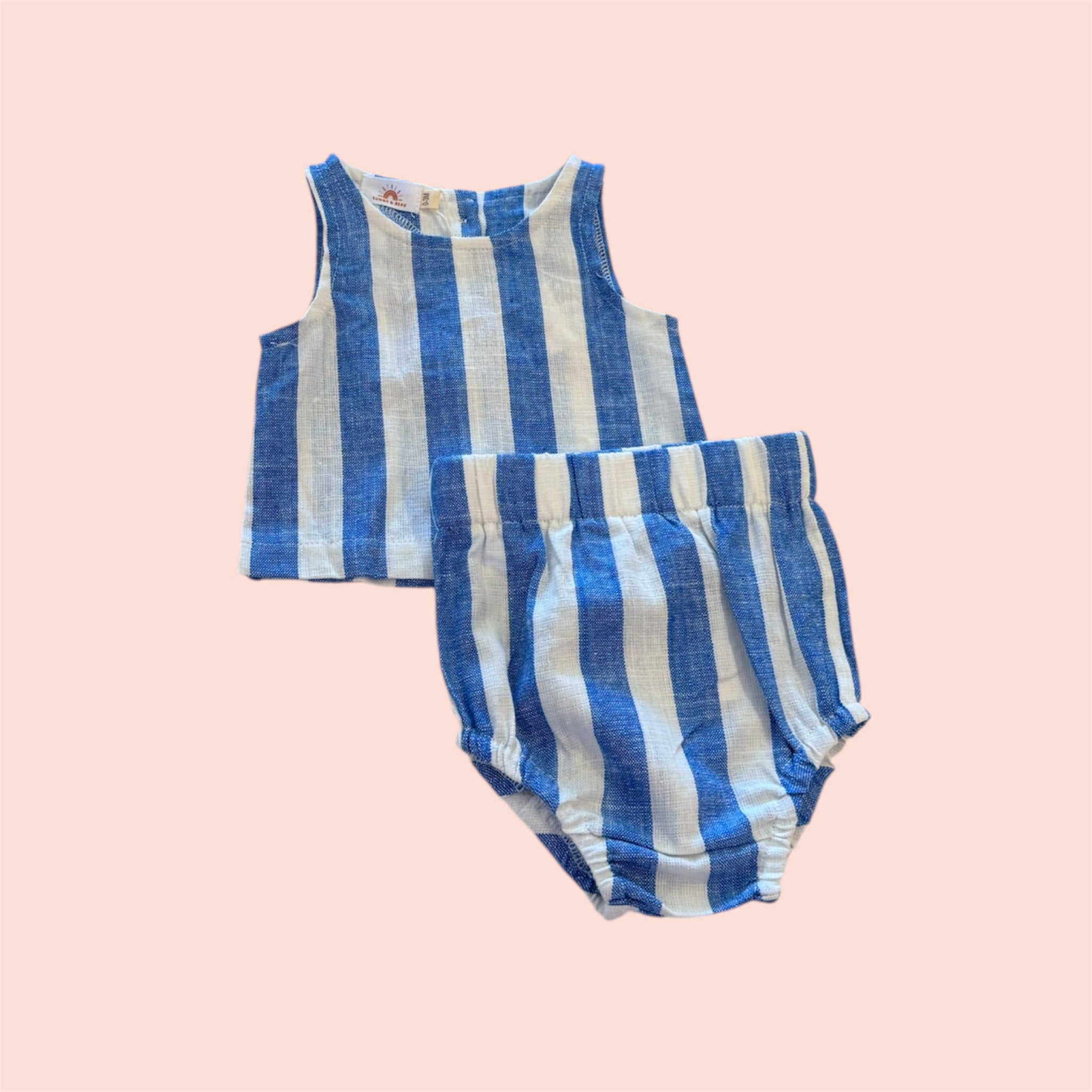 Azure Linen Set