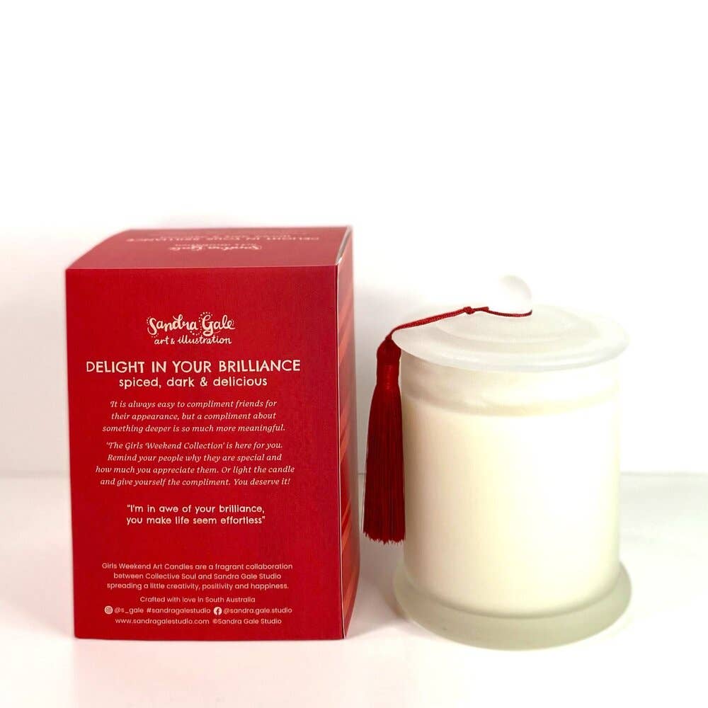 Delightfully Brilliant – Spiced, Dark & Delicious Soy Candle
