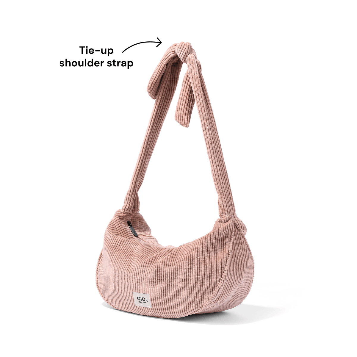 Luna Crossbody - Rose Pink Corduroy
