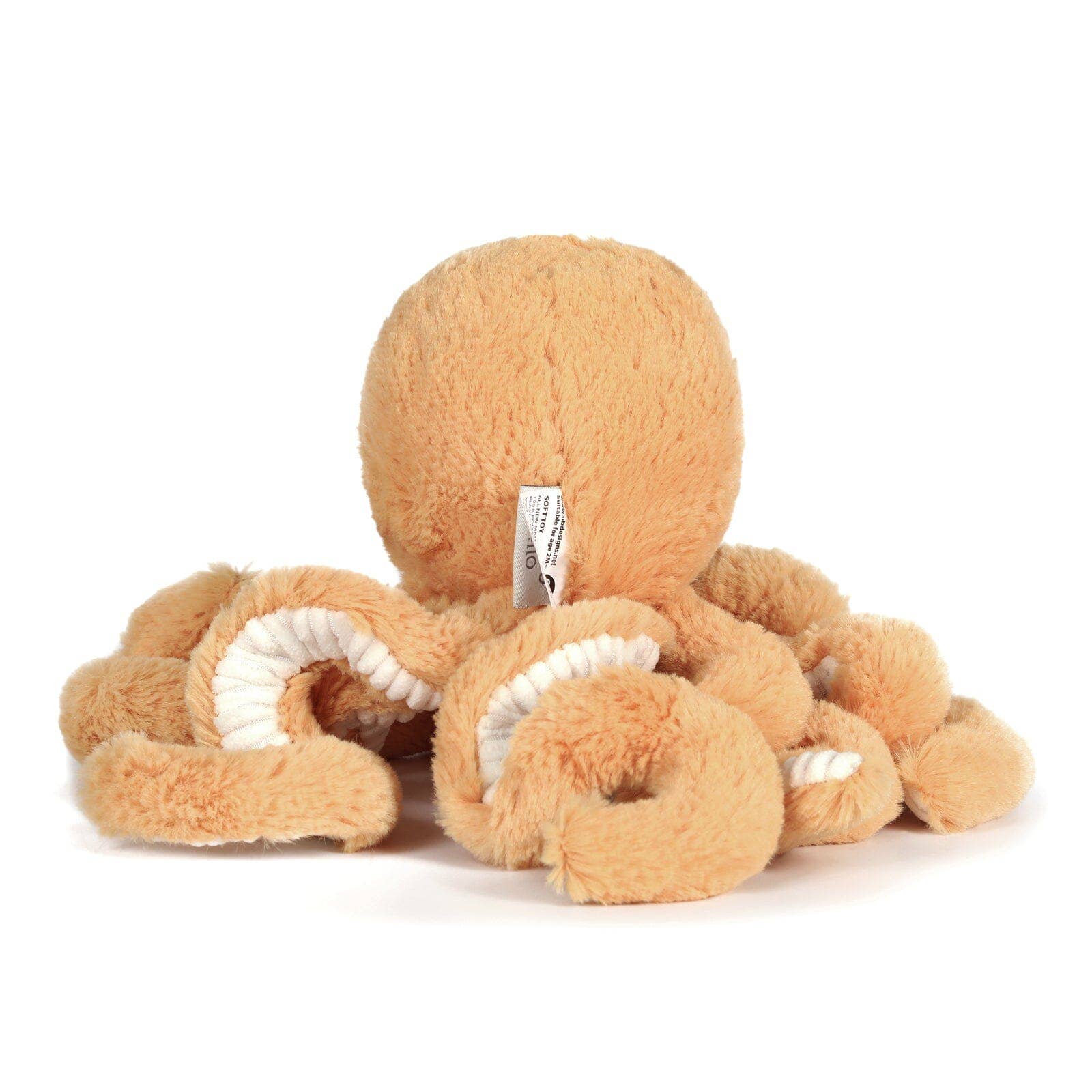 Little Ollie Octopus Gold Soft Toy 8.5" / 22cm