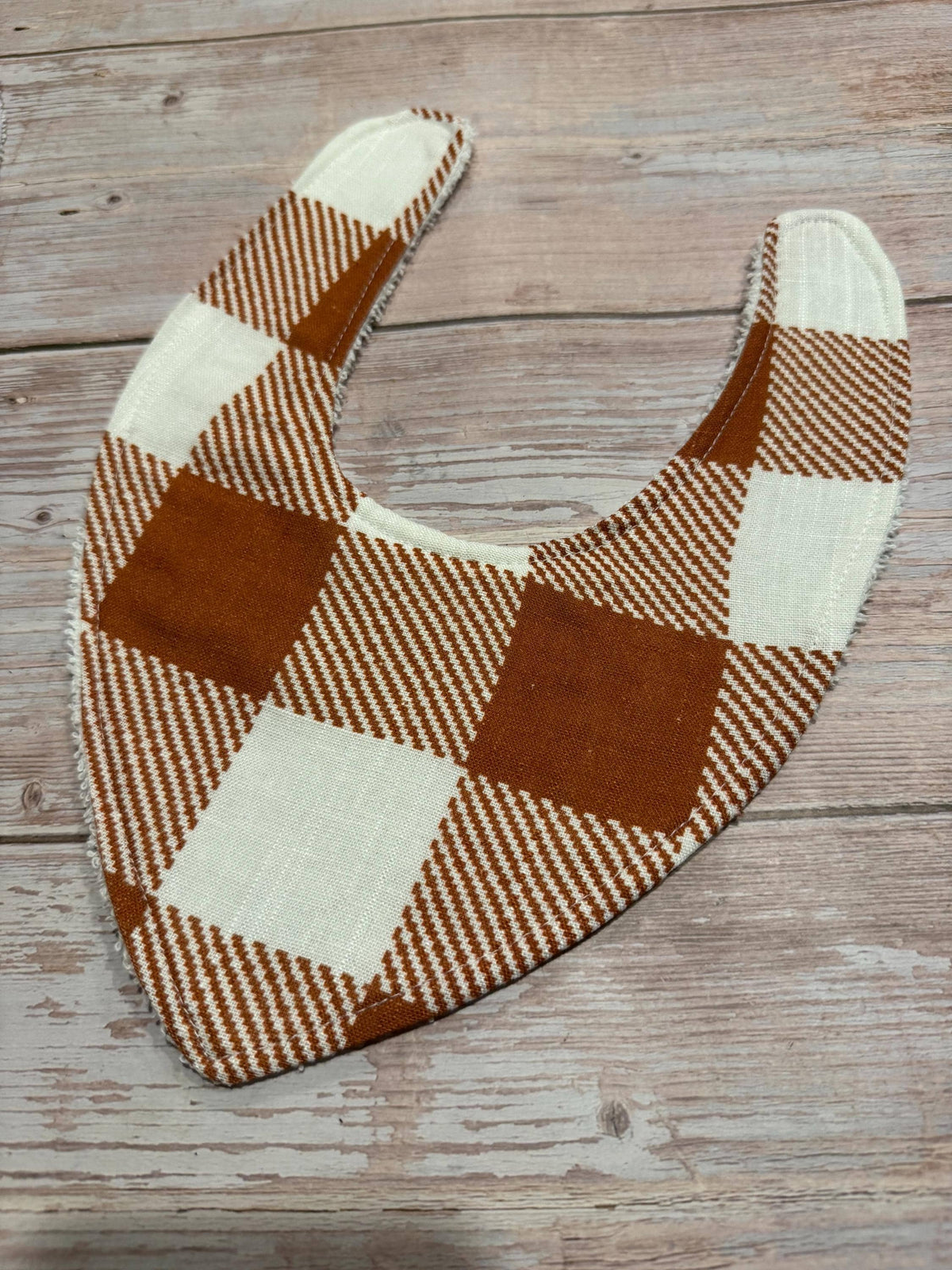 Chestnut Handmade Dribble Bib