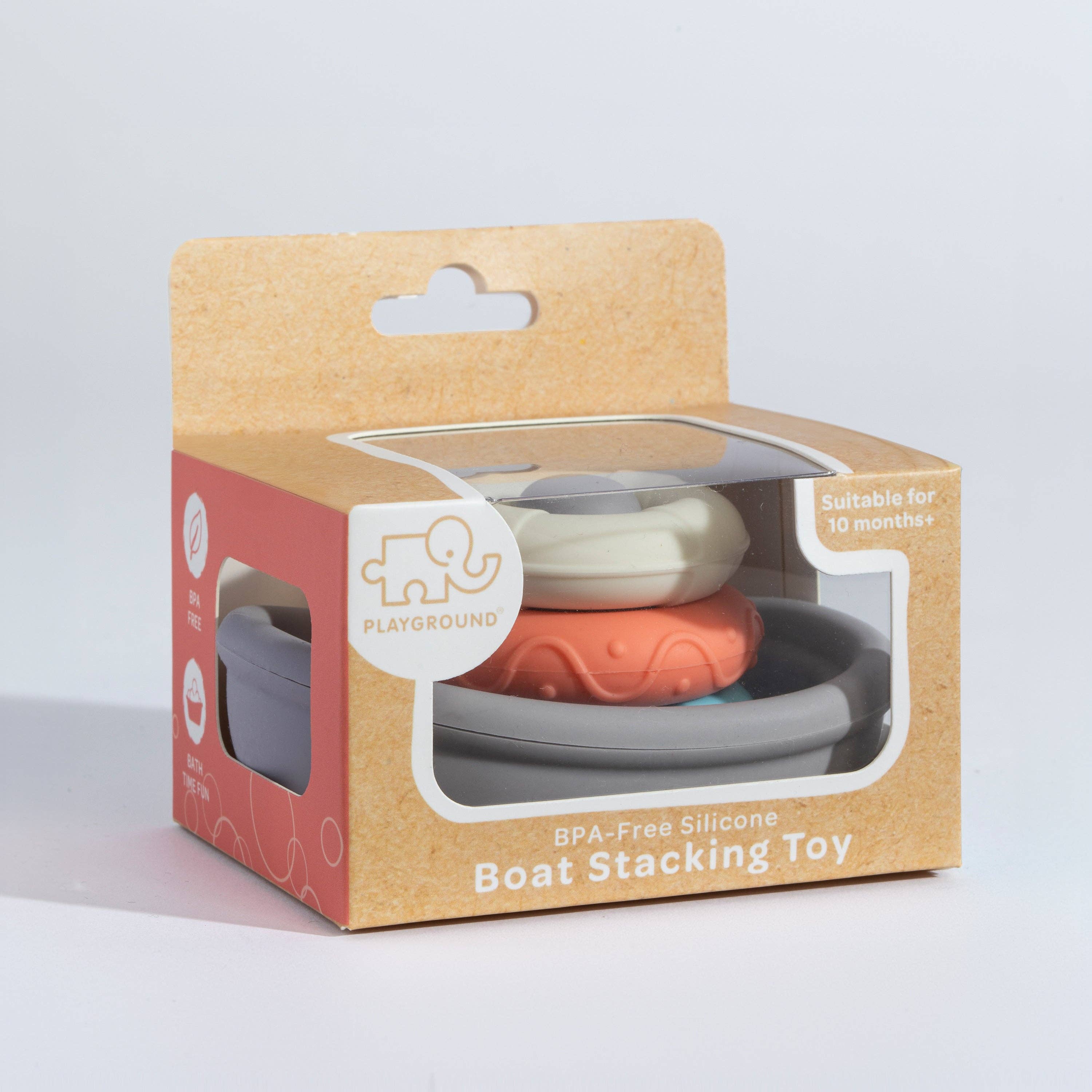 Silicone Stacking Boat with Rings