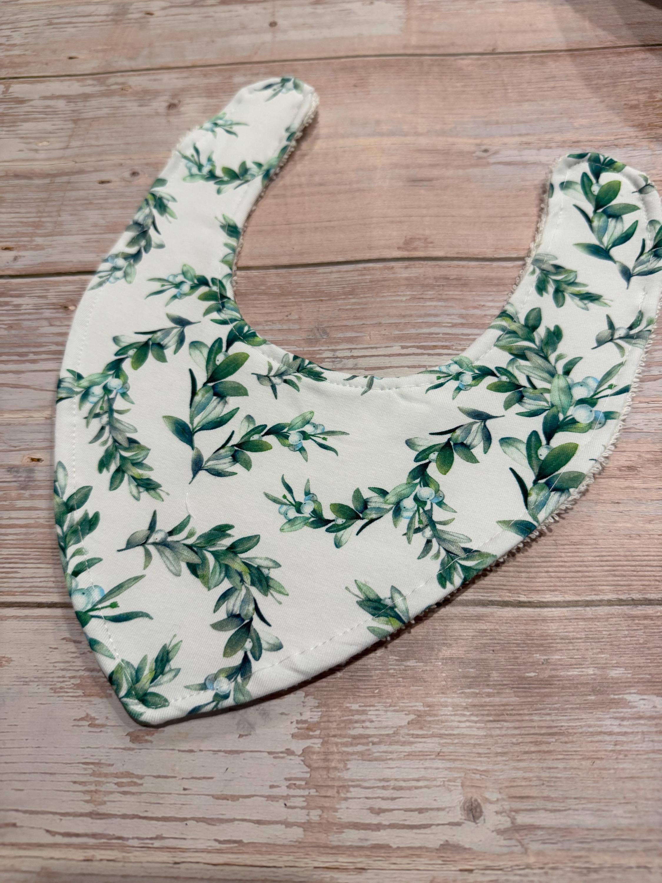 Eucalyptus Handmade Dribble Bib