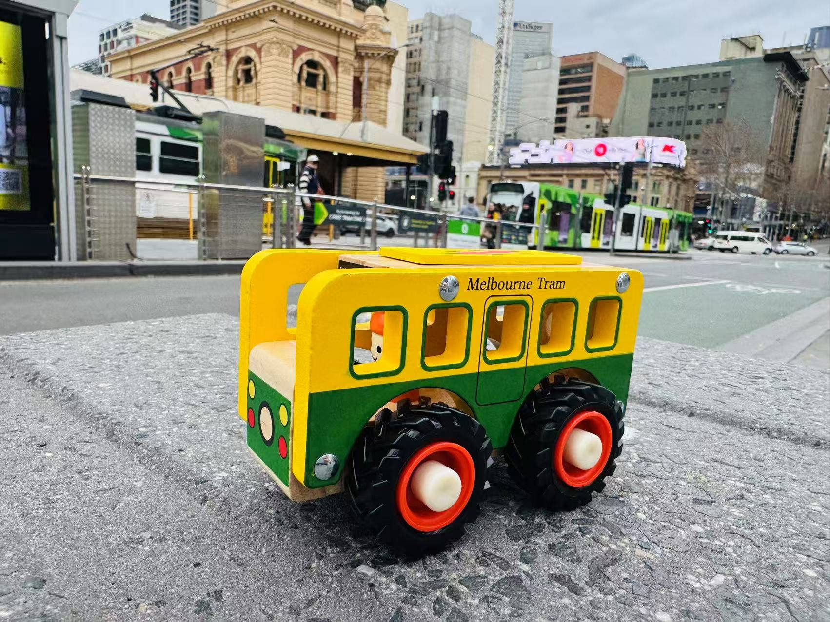 Toyslink Wooden Tram