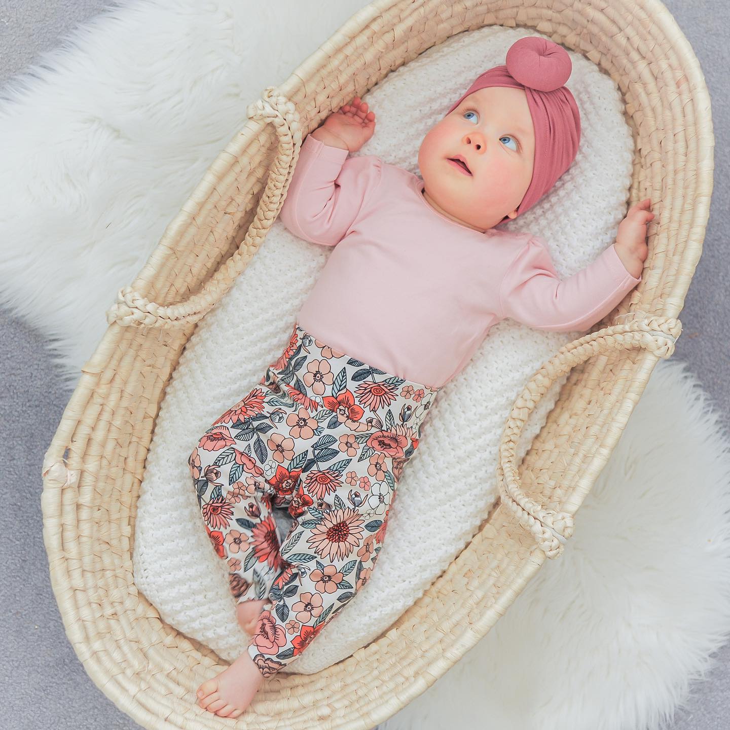 Harlow topknot - Bloom