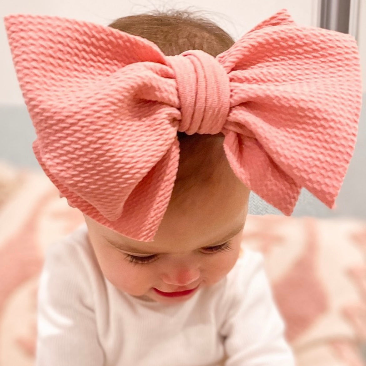 Lulu Bow - Snow Pink
