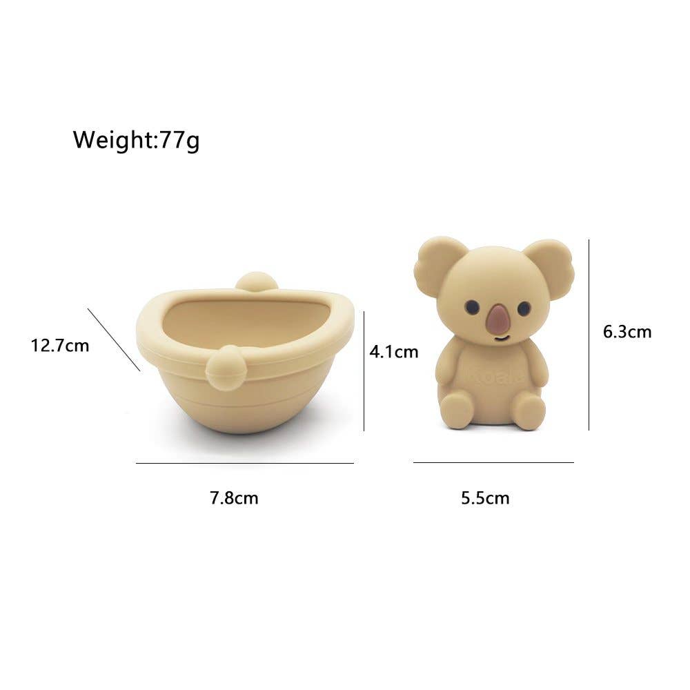 Little Mallow Silicone Bath Boat-Koala
