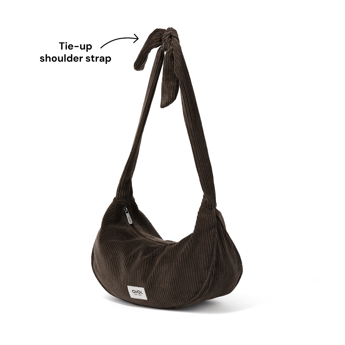 Luna Crossbody - Chocolate Brown Corduroy