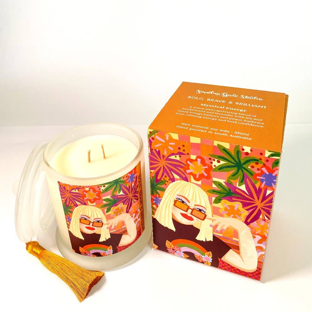 Bold, Brave & Brilliant – Mystical Energy Soy Candle