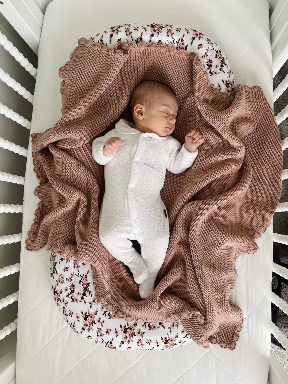 Mini & Me Bassinet Sheet Addison