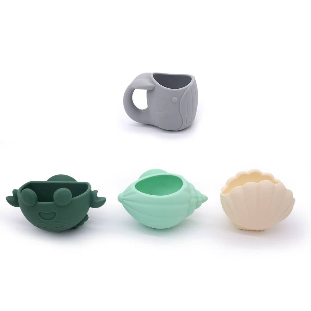 Little Mallow Silicone Bath Cups