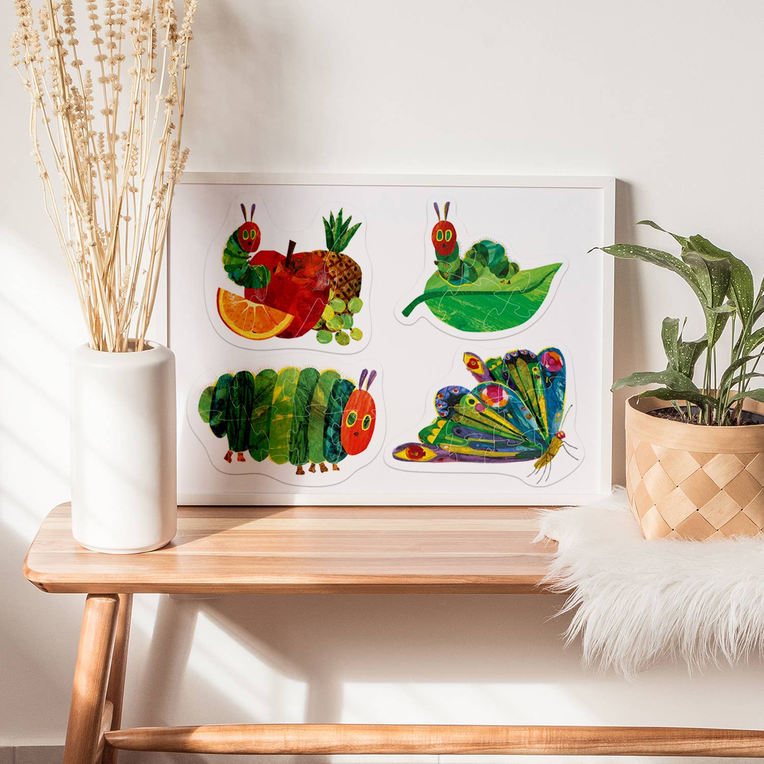 4-in-1 Shaped The Very Hungry Caterpillar Jigsaw