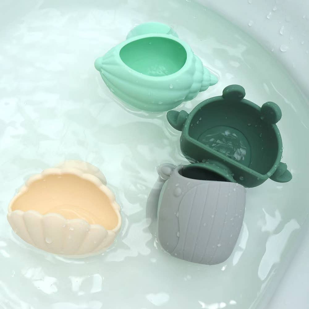 Little Mallow Silicone Bath Cups