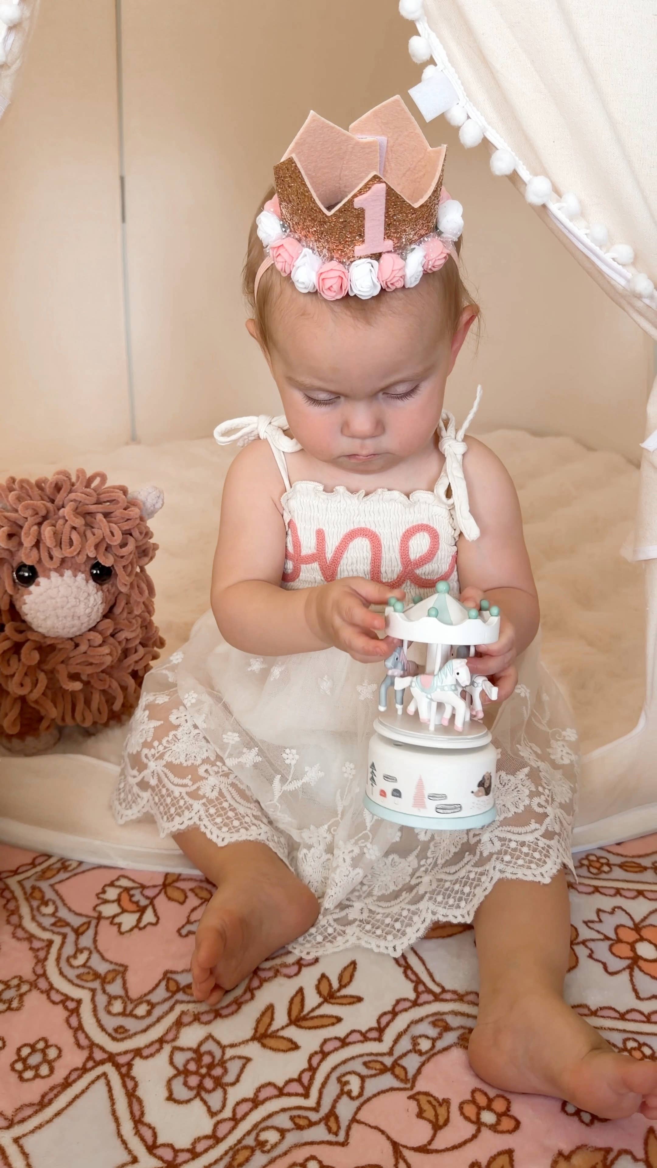 Toyslink Wooden Baby Carousel