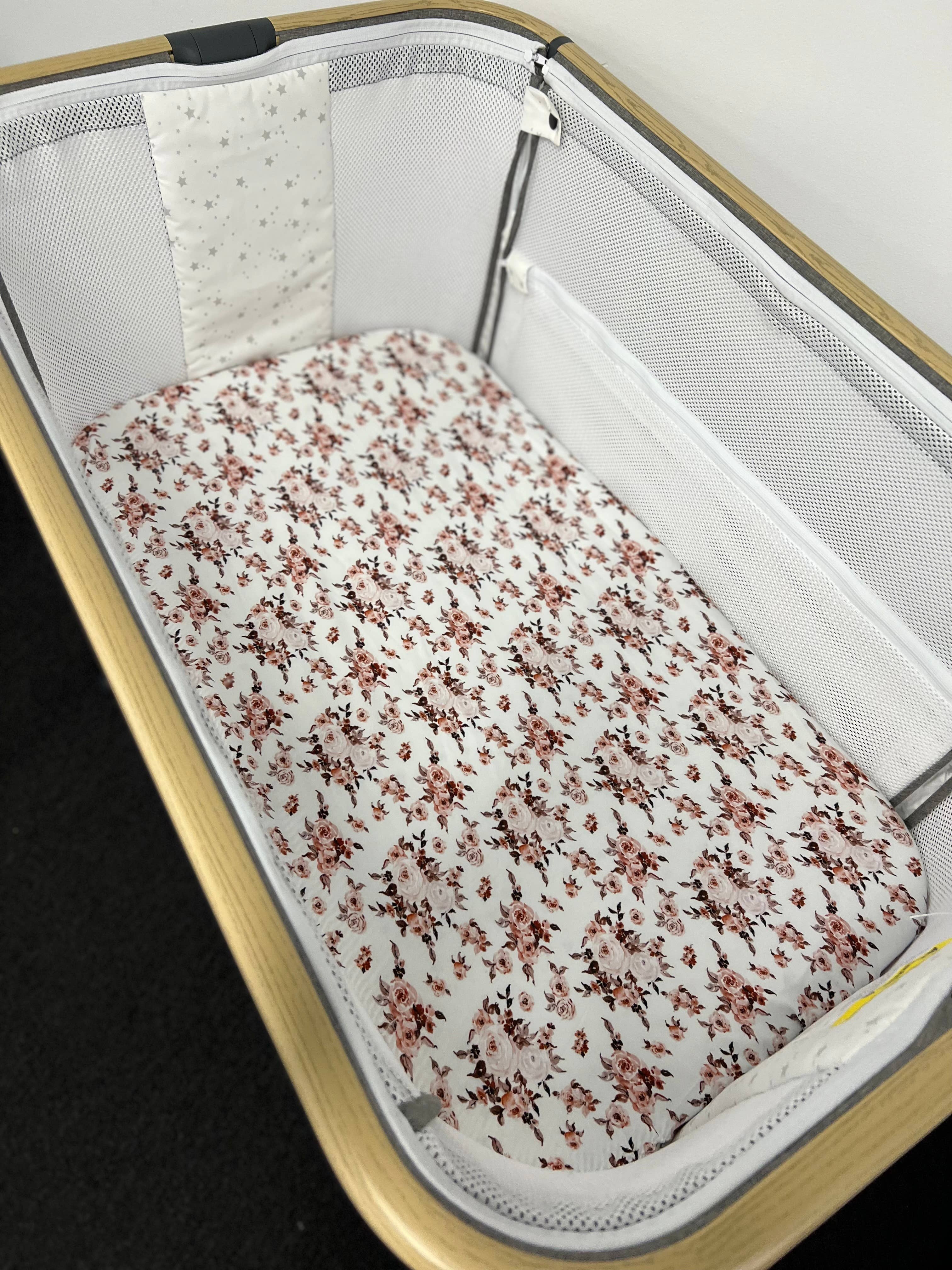 Mini & Me Bassinet Sheet Addison