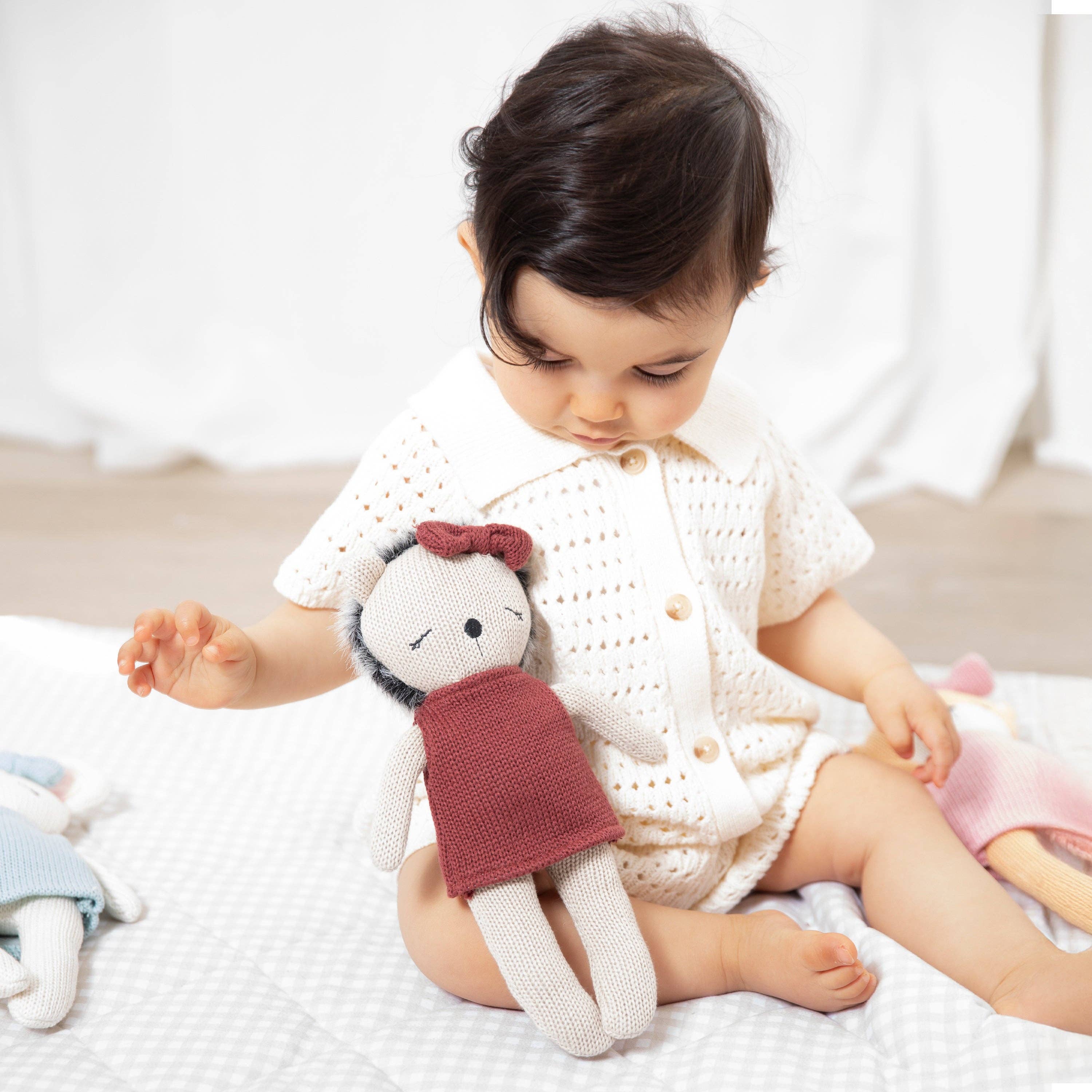 Knitted Animal Toy- Helen the Hedgehog