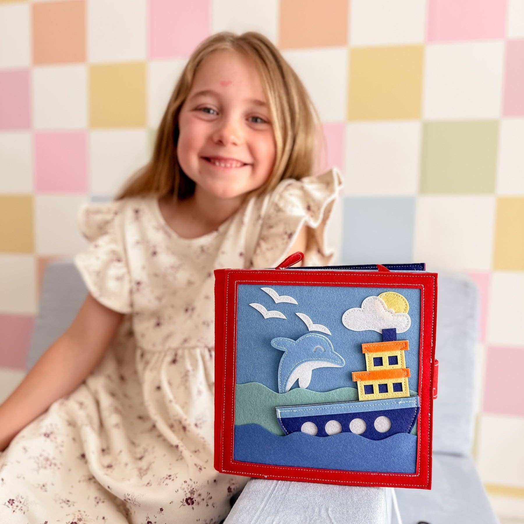 Little Role Players Felt Busy Book | Screen-Free Dress-Up Activity Book for Kids
