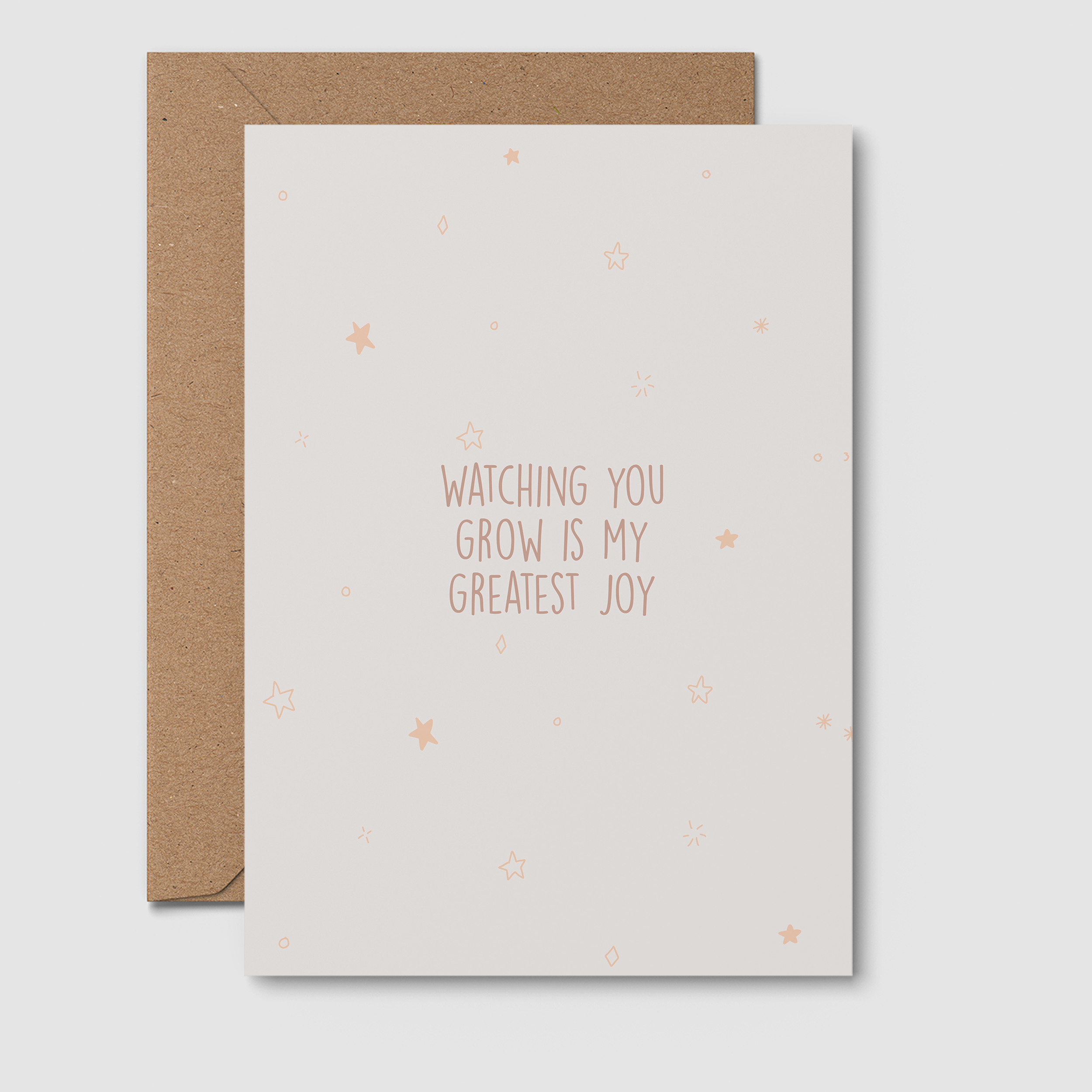 Watching you grow | greeting card, baby shower, birthday