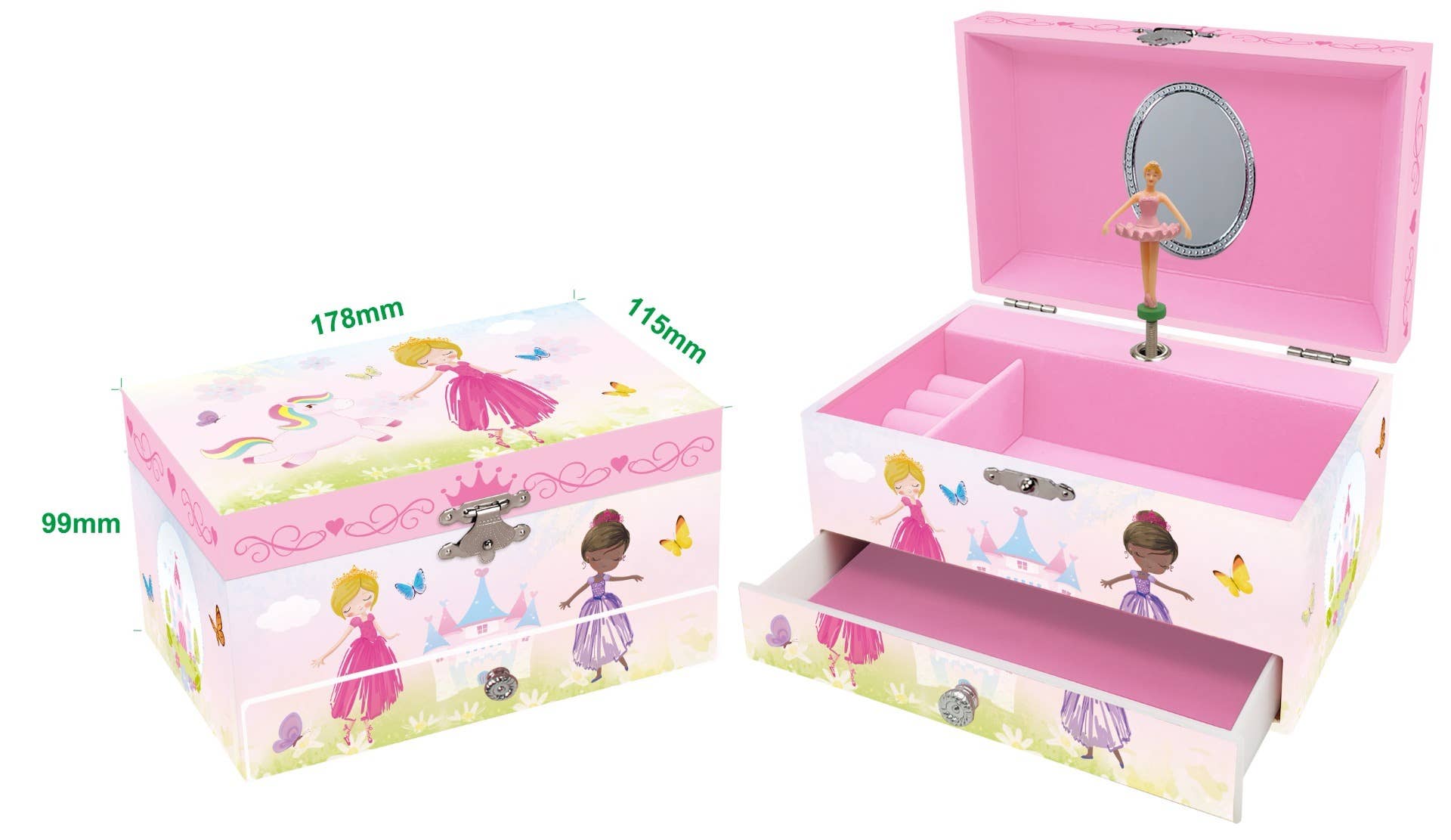 Musical Jewelry Box-Princess