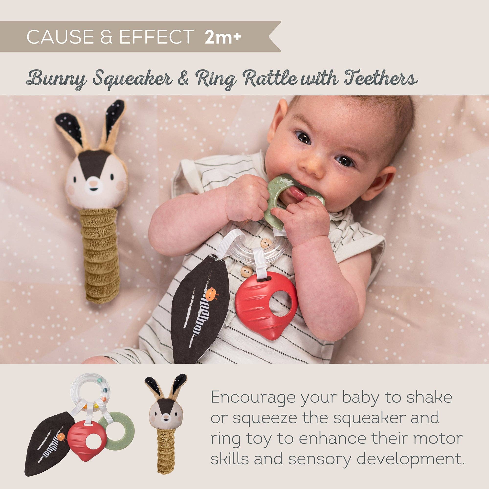 Taf Toys Newborn Black & White Gift Kit 0M+