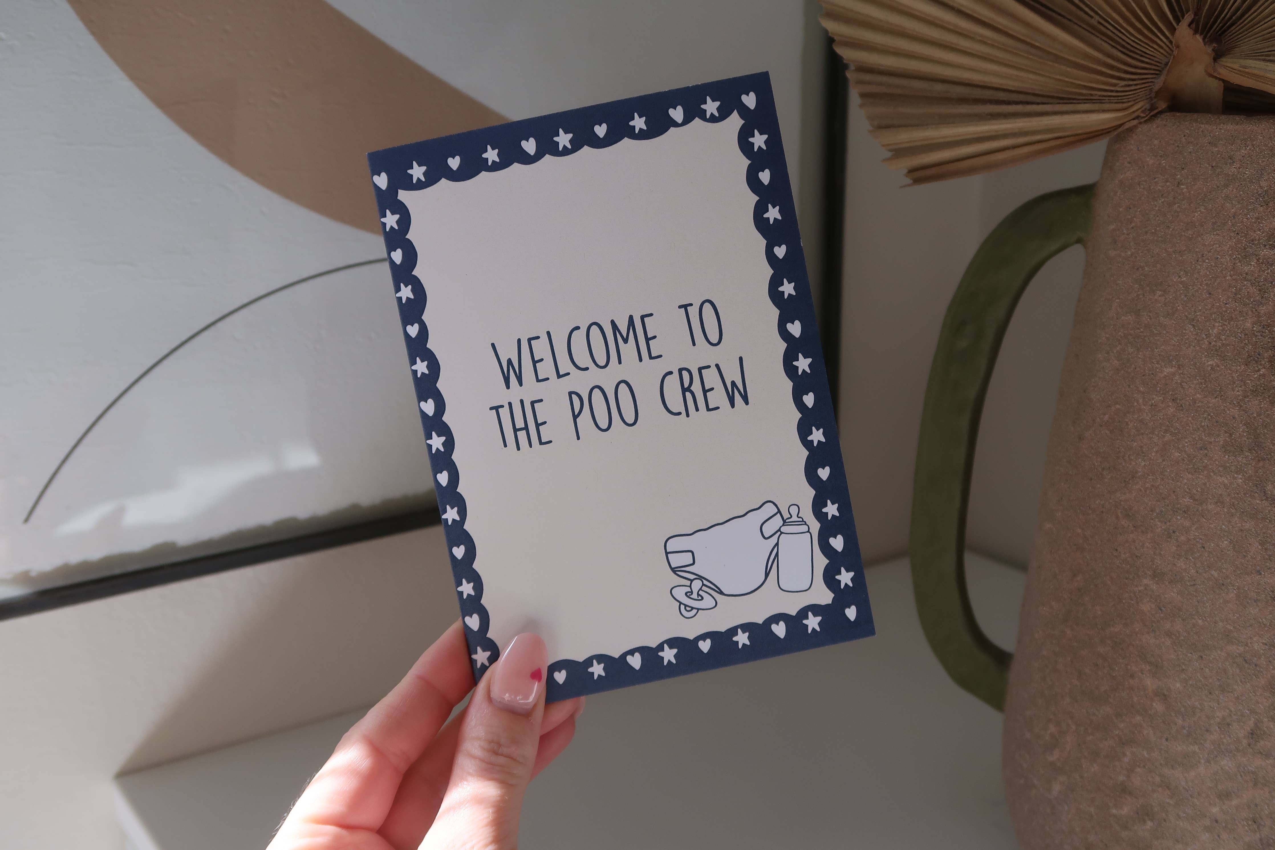 Poo Crew - Baby Card