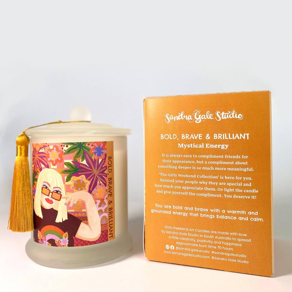 Bold, Brave & Brilliant – Mystical Energy Soy Candle