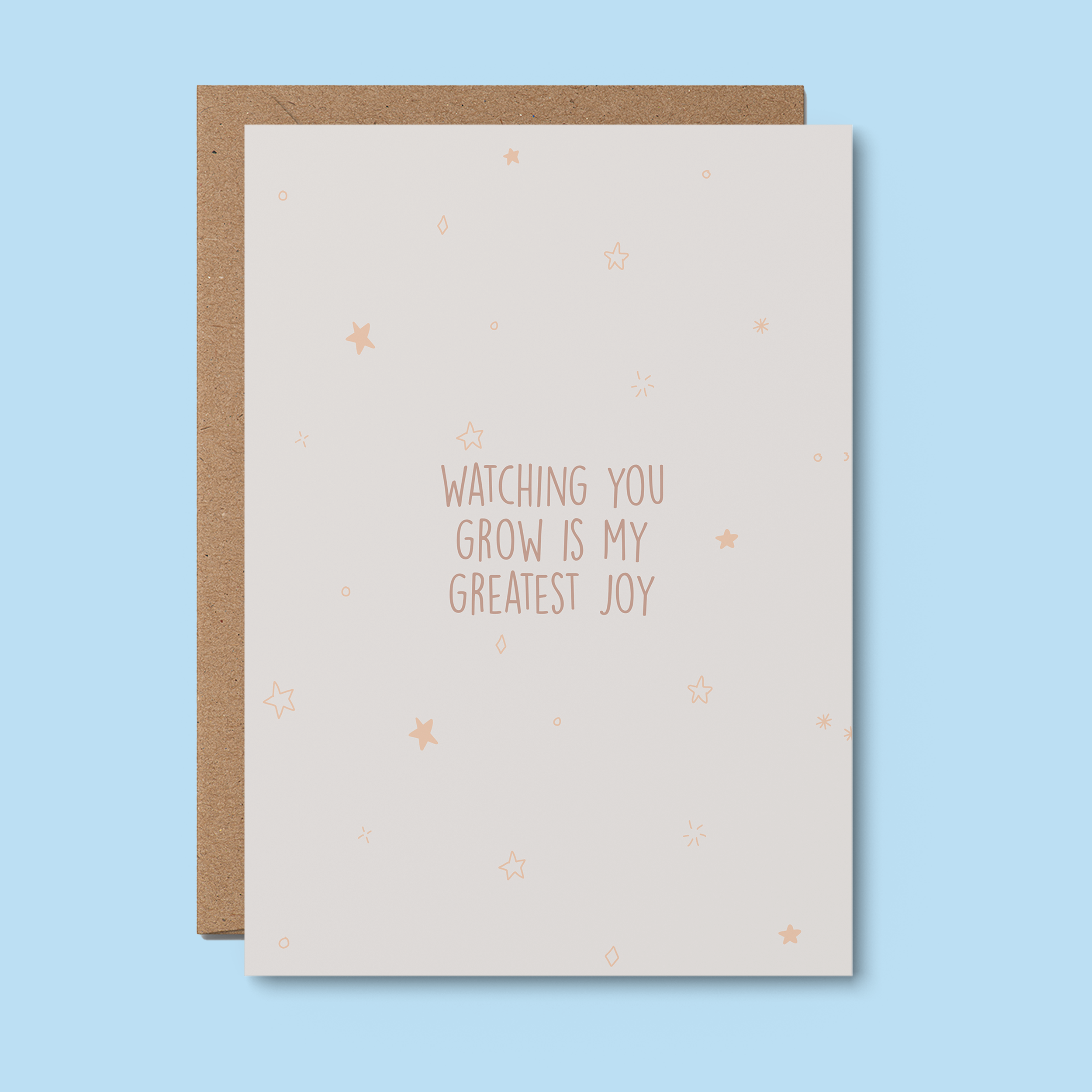 Watching you grow | greeting card, baby shower, birthday