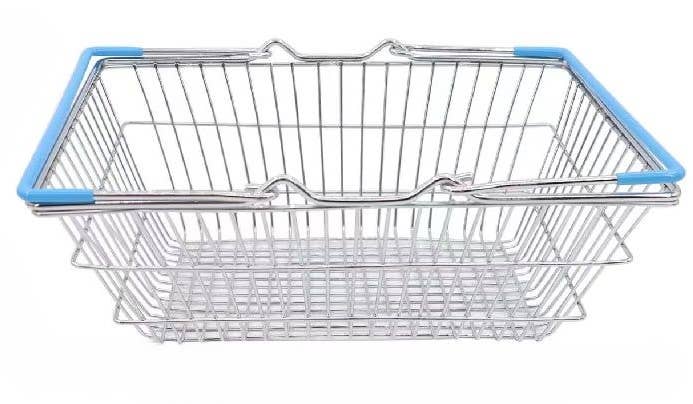 Toyslink Shopping Basket with Blue Handle