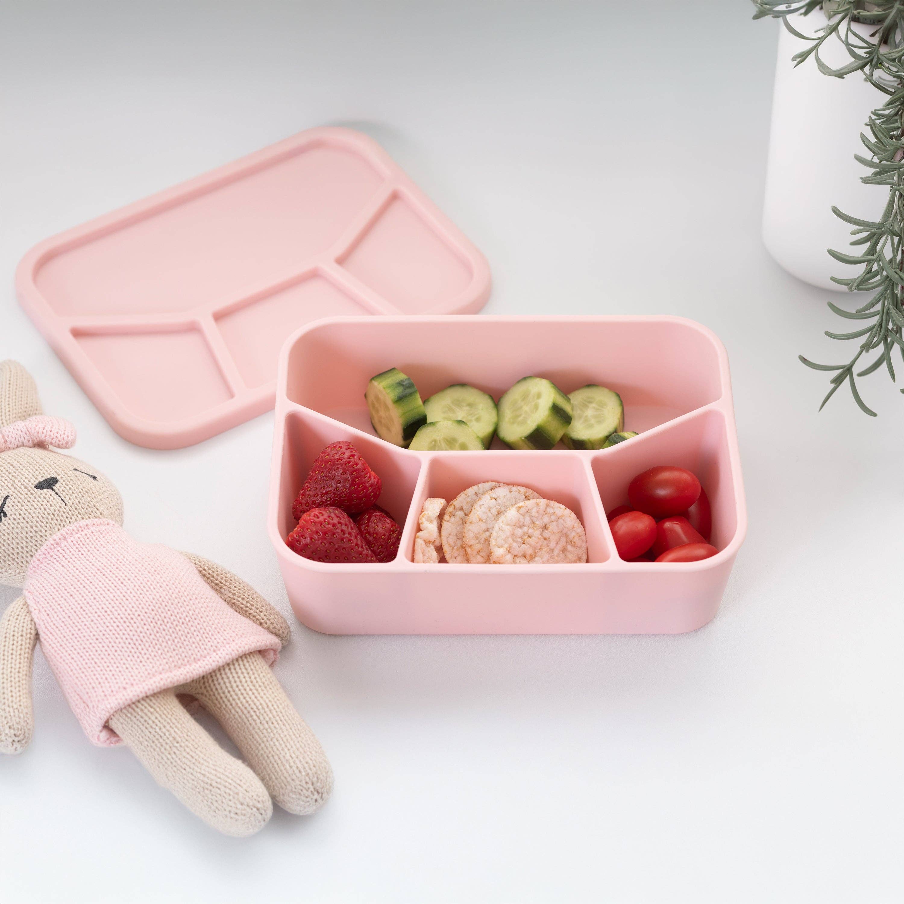 Silicone Lunch Box- Large - Light Pink