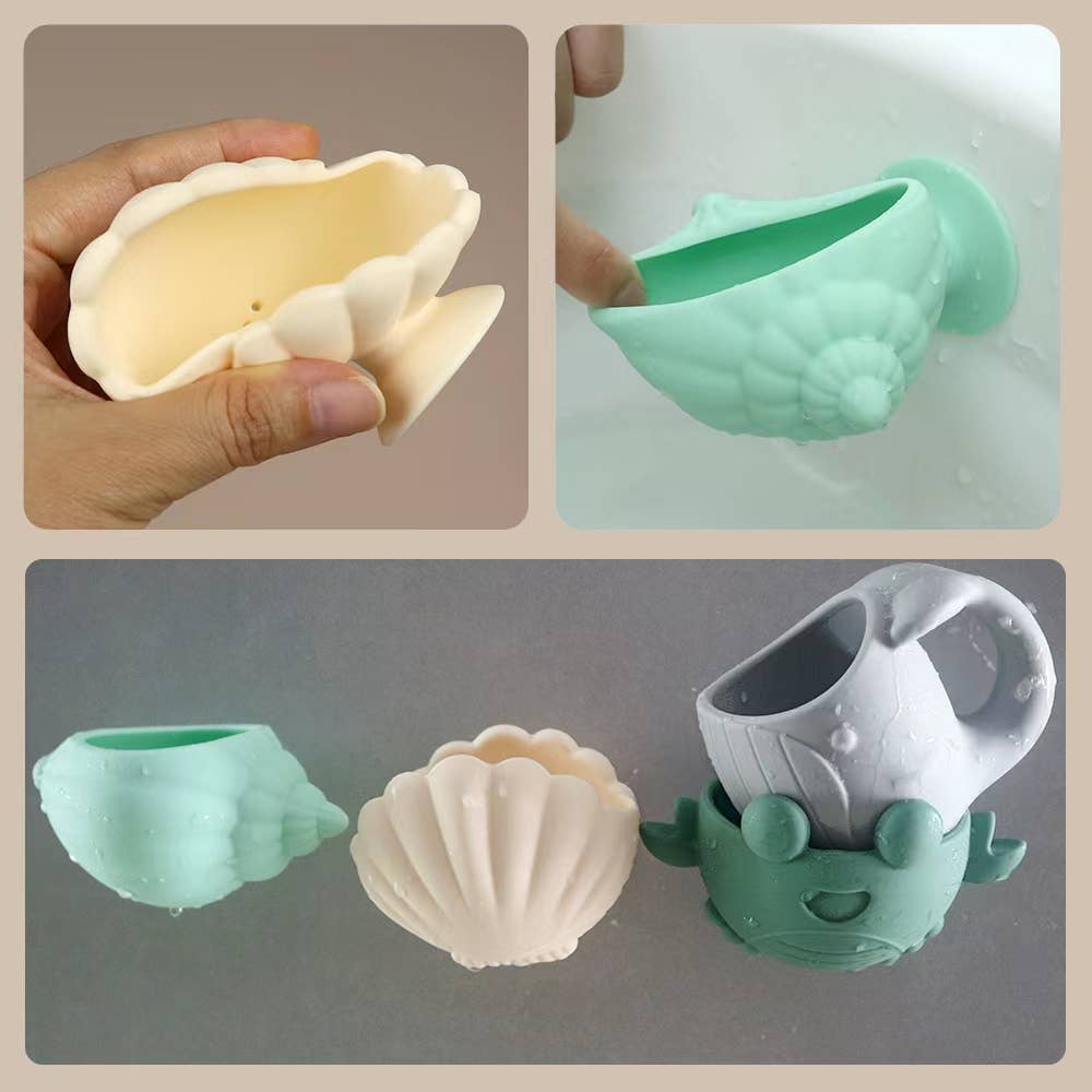 Little Mallow Silicone Bath Cups