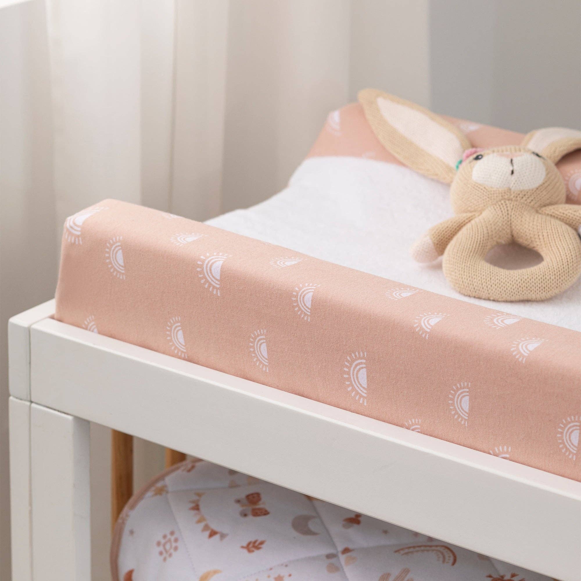 Change Mat Cover with Towelling - Bohemian Bliss